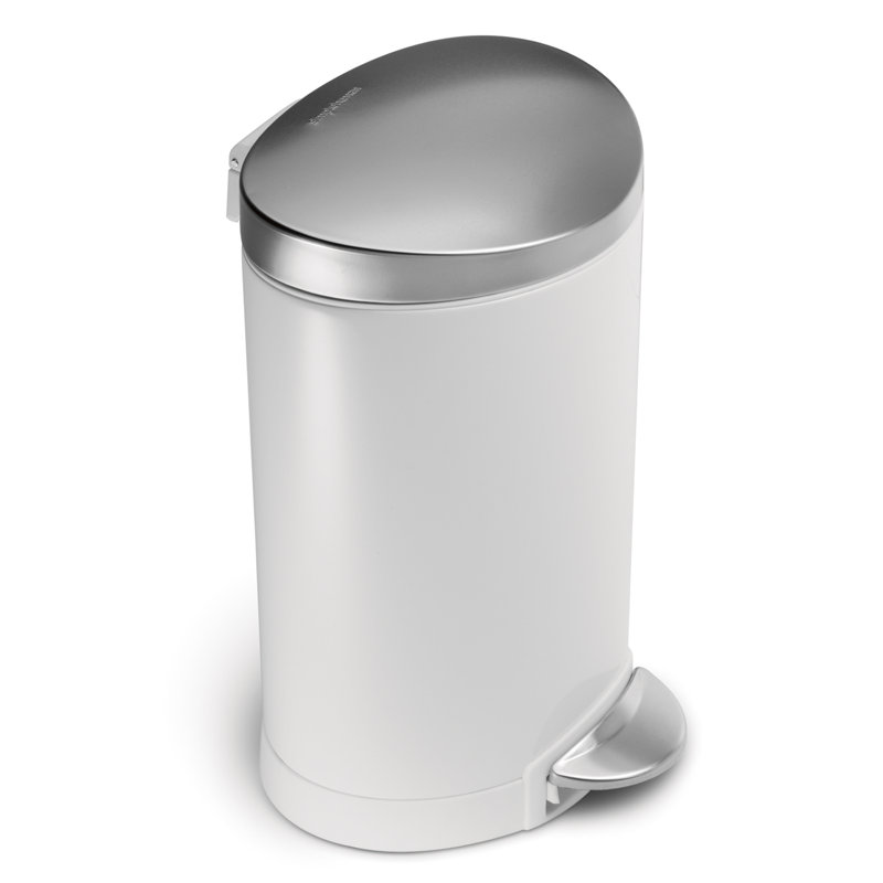 trash can with lid stainless steel